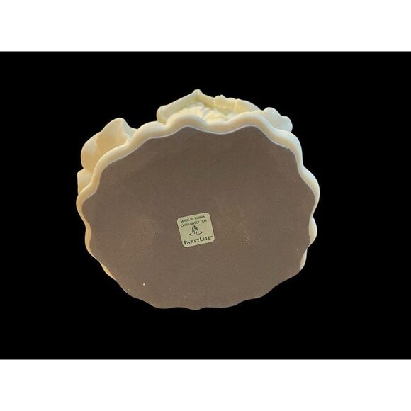 PartyLite White Angel of Hope Cherub With Girl Porcelain Taper Candle Holder - Picture 7 of 7